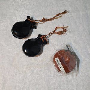 Three pairs of castanets